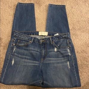 Medium wash skinny jean
